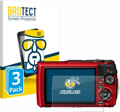 Produktbild von 3x BROTECT Schutzglas für Olympus OM System Tough TG-7 Schutzfolie Panzer Folie Glas Display Schutz klar