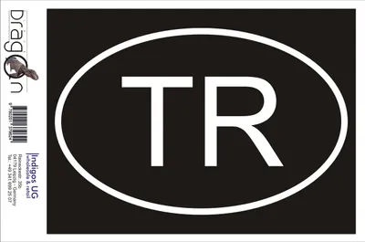 Produktbild von Aufkleber / Autoaufkleber - JDM / Die cut / Auto / OEM - Türkei TR - 110x70 mm gold - Heckscheibe / Heckscheibenaufkleber