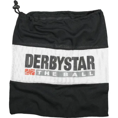 Zdjęcie produktu dla Worek na piłki i buty DERBYSTAR czarny biały jeden rozmiar pasuje do wszystkich