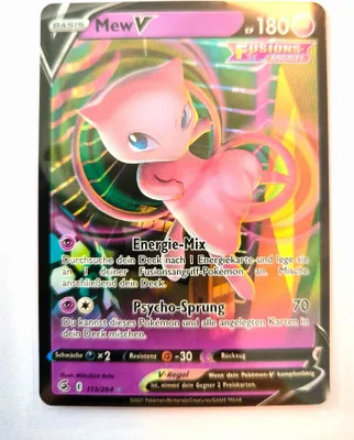 Produktbild von Pokemon Karte Mew VFull-Art Ultra Rare 113/264
