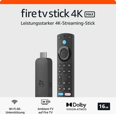 Produktbild von Fire TV Stick 4K Max (2. Gen.) 2025 Streaming-Player