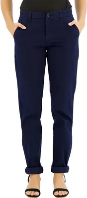 Zdjęcie produktu dla Dockers Weekend Regular Slim Ankle Fit Chino Trousers Blue 30 / Long Ladies Blue 30