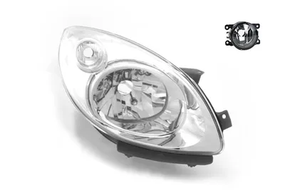 Produktbild von Scheinwerfer passend für Renault Twingo II 03/2007-12/11 H4 Re. + Nebel. 7701063996 260103107R 8200629470 8200074008 6202E1 00006202E1 Johns