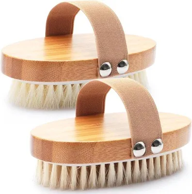 Productafbeelding van Lichaamsborstel set voor exfoliëring, 2 stuks