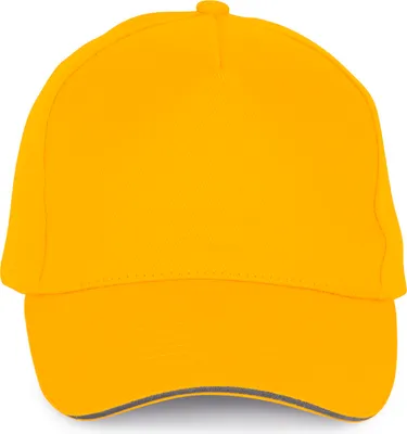 Produktbild von Kappe im 5-Panel-Design mit verstellbarem Verschluss und Metallschnalle