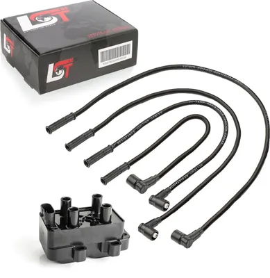 Produktbild von Zündkabelsatz + Zündspule für Dacia für Nissan für Lada für Renault 1.4 1.6