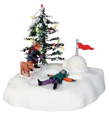 Weihnachtsdorf Engelsflügel, batteriebetrieben, 4,5 V
