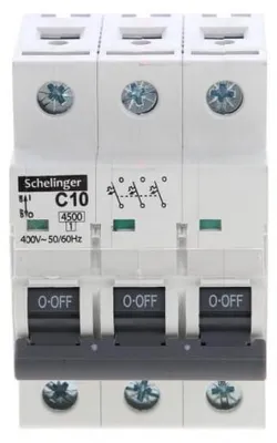 Obrázok produktu pre Schelinger istič / automatický istič / 2 A až 63 A / 1-pólový / 3-pólový