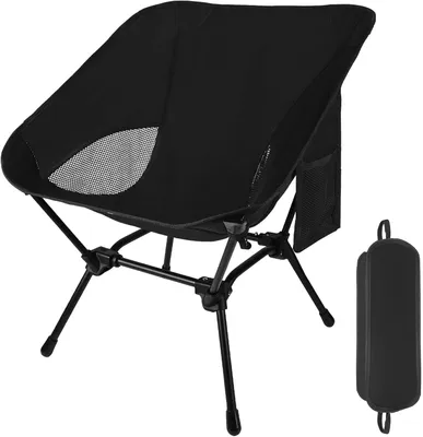 Obrázok produktu pre Kempingová stolička skladacia, taška, 35x13x11 cm, 120 kg, pre turistiku
