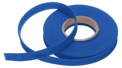 Productafbeelding van Schrägband 12 mm Polyester Lichtblauw 9 m voor Naaien en Handwerk
