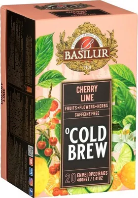 Produktbild von Basilur-COLD BREW - CHERRY LIME Beutel - 20 x 2 g