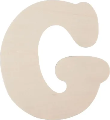 Produktbild von Holzbuchstabe G 11 cm