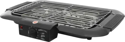 Immagine prodotto di Griglia da tavolo elettrica - 2000 W 220 V - Regolazione della temperatura a 6 livelli - Vaschetta raccoglivapore - Ferro - Nero