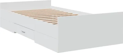 Immagine prodotto di Giroletto con Cassetti Bianco 90x190 cm in Legno Multistrato
