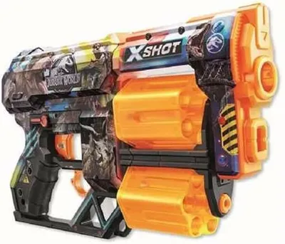 Produktbild von Zuru X-shot Skins Dread Jurassic World Blaster Enthält 12 Darts One Size