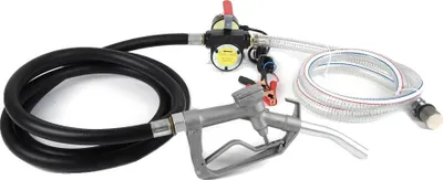 Image de Pompe à gasoil auto-amorçante, puissance 175W, débit 50 L/min, 12V, argent, EU