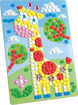 Image de folia caoutchouc mousse mosaïque "Girafe" 405 pièces