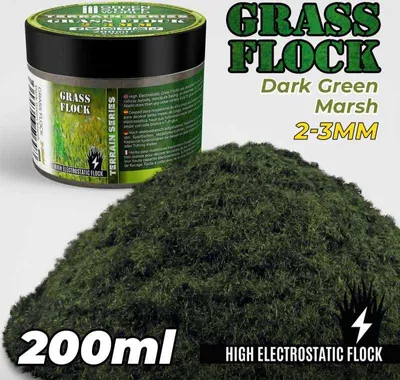 Produktbild von Green Stuff World - Elektrostatisches Gras Dark Green, 3mm