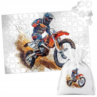 Produktbild von Puzzle Tradycyjne - Motor Motocykl Motocross - 252El