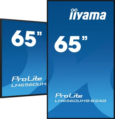 Image de IIYAMA 164.0cm(65") LH6560UHS-B2AG 16:9 3xHDMI+2xUSB Spk (Expédition)