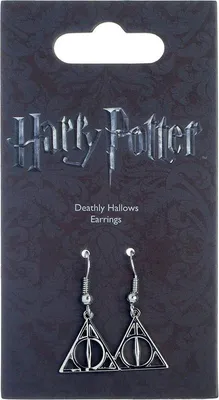 Zdjęcie produktu dla The Carat Shop - Kolczyki Deathly Hallows inspirowane Harrym Potterem