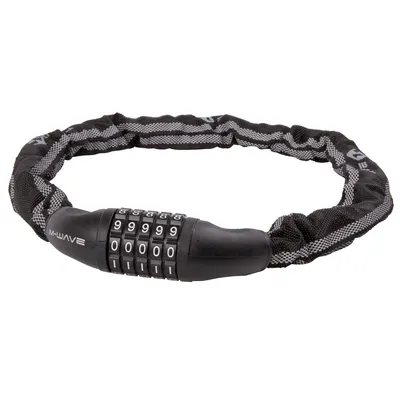 Produktbild von M-WAVE D 6.8,5 Illu Kettenschloss  Zahlenschloss mit 850 mm Länge, Ø 6 mm Sta...