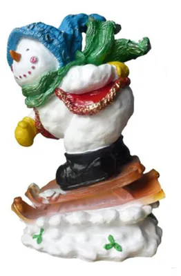 Produktbild von Schneemann Figur Statue Deko Figuren Deko Skulptur 40cm Winter Neu Statuen Neu