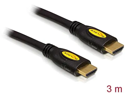 Produktbild von Delock - HDMI-Kabel - HDMI männlich zu HDMI männlich - 3 m