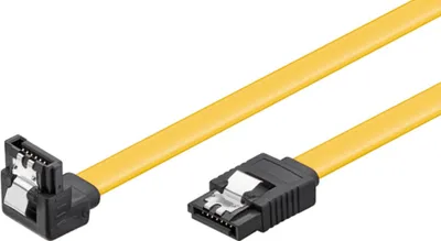 Produktbild von SATA III 0,5m 90° mit Clip