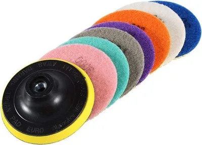 Zdjęcie produktu dla Tarcze polerskie do granitu, marmuru, betonu i kamienia – 10 cm