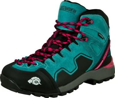 Produktbild von GUGGEN MOUNTAIN PM021 Damen Trekking-& Wanderstiefel Wanderschuhe Trekkingschuhe Outdoorschuhe wasserdicht mit Membran und Wildleder Farbe Blau EU 37
