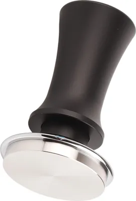 Kaffeestampfer Kaffeepulver Presse Hammer Edelstahl Konstanter Druck für Kaffee Zubehör Schwarz 51mm