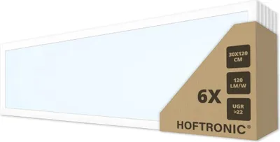Produktbild von hoftronic LED-Panel 36W 120 x 30 cm 6000K flimmerfrei UGR22 Philips-Treiber