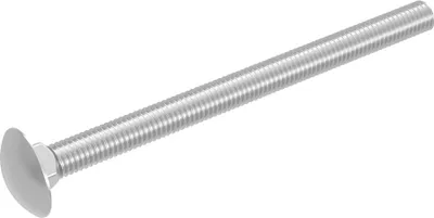 Produktbild von SECCARO Schlossschraube M8 x 110 mm, Edelstahl V2A VA A2, DIN 603 / ISO 8677, Flachrundkopf mit Vierkantansatz, Vollgewinde, 20 Stück