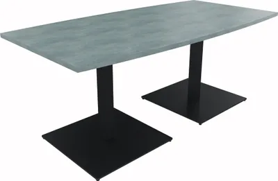 Produktbild von Bespr.ti. Tonneau Tellerfuß Quadrat B1800xT800/900xH720 an/Beton