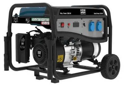 Produktbild von HBM-Generator, 223 cm³ mit Benzinmotor, 230 V, 3800 W