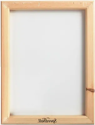 Productafbeelding van Afdrukscherm Hout - Zeefdruk Frame - Textiel Bedrukken - 110 Monofilament Mesh - 30 x 45 cm - Natuurlijk