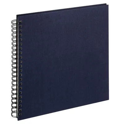 Produktbild von Walther, SA-510-U, Spiralalbum Cloth dunkelblau, 30X30 cm