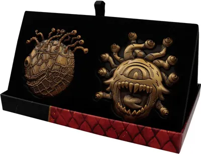 Obrázok produktu pre Sada zberateľských medailonov Dungeons & Dragons - 50th Anniversary Beholder (2 ks)