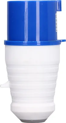 Produktbild von Industriesteckdose, 3-polig, IP44, wasserdichter Stecker, 32 A, CEE, 220-250 V, Blau