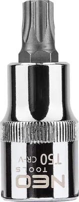 Produktbild von NEO TOOLS Steckschlüsseleinsatz 08-756 55mm Chrom-Vanadium-Stahl Werkzeugstahl