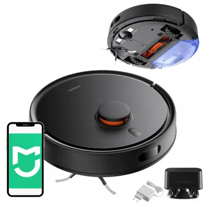 Produktbild von Xiaomi S20 Staubsauger und Wischmopp Schwarz 5000Pa LDS 2-in-1 Lasernavigation Leise