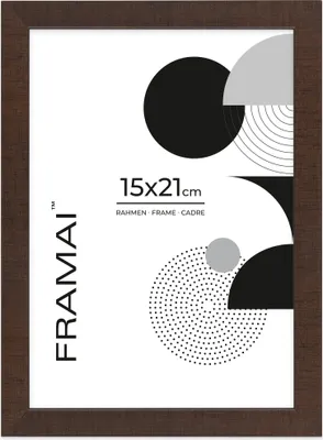 Obrázek produktu pro LUCA®, plastový rámeček, model For, přední strana z akrylového skla, hnědý, 15x21 cm