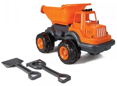 Produktbild von Pilsan 06607 Spielzeug Muldenkipper, Tragkraft max. 5 kg, Spielspaß ab 3 Jahren orange
