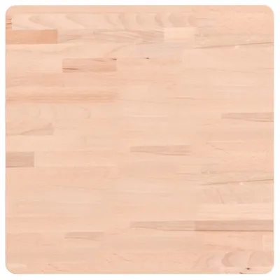Immagine prodotto di Piano per Tavolo 50x50x4 cm Quadrato Legno Massello di Faggio