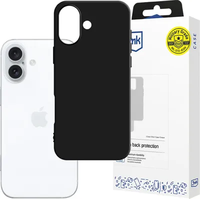 Zdjęcie produktu dla Etui 3MK Matt Case do iPhone 16 Plus czarny