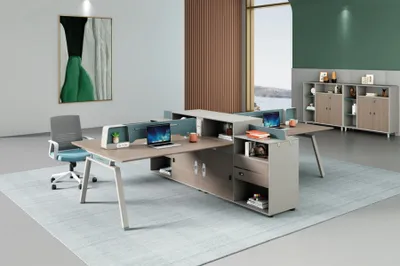 Produktbild von Coworking Team Schreibtisch Projekttische Workstations Tisch Kombiarbeitsplätze