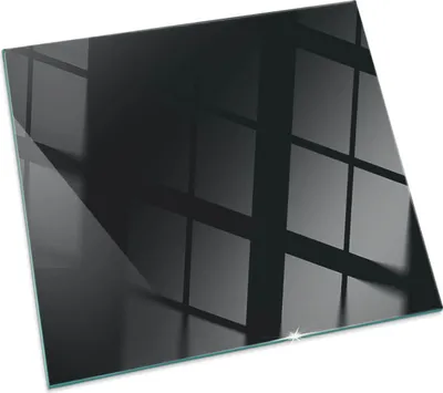 Produktbild von Farbe Dunkelgraphit – Glasbodenplatte für – Kaminofen – Kaminplatte Glas – Schutzglas – Funkenschutzplatte –Glasbodenplatte Feuerfeste – Hitzeschutzplatte – Bodenschutz aus Glas – 50x50 cm