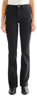 Image de Wrangler - Jeans pour femmes - Coupe bootcut - Noir profond