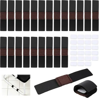Produktbild von Stuhlgleiter Cantilever, selbstklebend, 24 Stück, Filzpads, Bodenschutz für Stühle